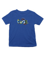 T-Shirt  Παιδικό - Cool Dad - Color Thumbnail Μπλε Ρουά