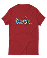 T-Shirt  Γυναικείο - Cool Dad - Color Thumbnail Κόκκινο