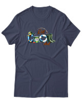 T-Shirt  Γυναικείο - Cool Dad - Color Thumbnail Μπλέ Γκρί