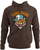 Φούτερ με κουκούλα - Cool Dude - Color Thumbnail Καφέ