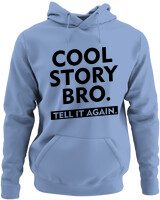 Φούτερ με κουκούλα - Cool Story Bro - Color Thumbnail Blue Carolina