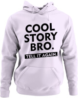 Φούτερ με κουκούλα - Cool Story Bro - Color Thumbnail Λιλά
