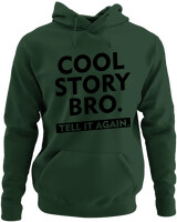 Φούτερ με κουκούλα - Cool Story Bro - Color Thumbnail Κυπαρισσί