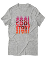 T-Shirt Αντρικό - Cool Story - Color Thumbnail Γκρι Μελανζέ