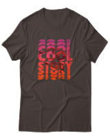 T-Shirt Αντρικό - Cool Story - Color Thumbnail Καφέ