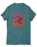 T-Shirt Αντρικό - Cool Story - Color Thumbnail Μπλε Πράσινο