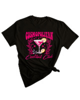 T-Shirt Woman Fashion Γυναικείο - Cosmopolitan - Color Thumbnail BLACK