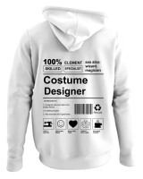 Φούτερ με κουκούλα - Costume Designer - Color Thumbnail ΄Ασπρο