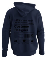 Φούτερ με κουκούλα - Costume Designer - Color Thumbnail Navy Blue