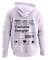 Φούτερ με κουκούλα - Costume Designer - Color Thumbnail Λιλά