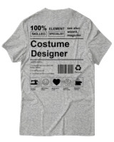 T-Shirt Αντρικό - Costume Designer - Color Thumbnail Γκρι Μελανζέ