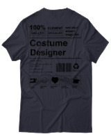 T-Shirt Αντρικό - Costume Designer - Color Thumbnail Σκούρο Μπλε