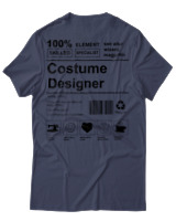 T-Shirt Αντρικό - Costume Designer - Color Thumbnail Μπλε Γκρι