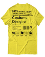 T-Shirt Αντρικό - Costume Designer - Color Thumbnail Κίτρινο