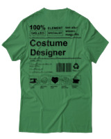 T-Shirt Αντρικό - Costume Designer - Color Thumbnail Πράσινο