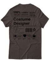 T-Shirt Αντρικό - Costume Designer - Color Thumbnail Καφέ