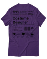T-Shirt Αντρικό - Costume Designer - Color Thumbnail Σκούρο Μωβ