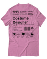 T-Shirt Αντρικό - Costume Designer - Color Thumbnail Ροζ