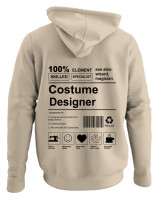 Φούτερ με κουκούλα - Costume Designer - Color Thumbnail Μπέζ