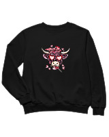 Φούτερ χωρίς κουκούλα Παιδικό - Cow Lover - Color Thumbnail Μαύρο