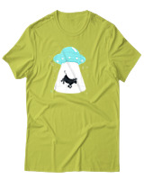 T-Shirt Αντρικό - Cow Space - Color Thumbnail Λαχανί