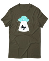 T-Shirt Αντρικό - Cow Space - Color Thumbnail Χακί