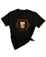 T-Shirt Woman Fashion Γυναικείο - Cowboy Tears - Color Thumbnail BLACK