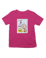 T-Shirt  Παιδικό - Cows Claw Machine - Color Thumbnail Φουξια