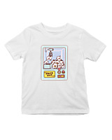 T-Shirt  Παιδικό - Cows Claw Machine - Color Thumbnail 'Ασπρο