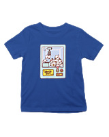 T-Shirt  Παιδικό - Cows Claw Machine - Color Thumbnail Μπλε Ρουά