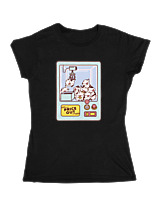 Κοριτσίστικο Κοντομανικο Παιδικό - Cows Claw Machine - Color Thumbnail Μαύρο