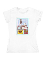 Κοριτσίστικο Κοντομανικο Παιδικό - Cows Claw Machine - Color Thumbnail ΄Ασπρο
