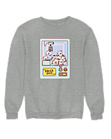 Φούτερ χωρίς κουκούλα Γυναικείο - Cows Claw Machine - Color Thumbnail Γκρι Μελανζέ