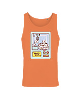 Αμάνικο Μπλουζάκι Αντρικό - Cows Claw Machine - Color Thumbnail Peach