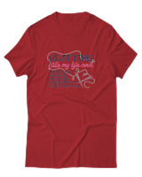 T-Shirt  Γυναικείο - Crafting Fills My Life - Color Thumbnail Κόκκινο