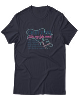 T-Shirt  Γυναικείο - Crafting Fills My Life - Color Thumbnail Σκούρο Μπλέ