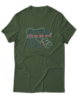 T-Shirt  Γυναικείο - Crafting Fills My Life - Color Thumbnail Κυπαρισσί