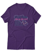 T-Shirt  Γυναικείο - Crafting Fills My Life - Color Thumbnail Μώβ
