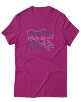 T-Shirt  Γυναικείο - Crafting Fills My Life - Color Thumbnail Φούξια