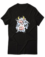 T-Shirt Αντρικό - Crazy Cow - Color Thumbnail Μαύρο