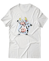 T-Shirt Αντρικό - Crazy Cow - Color Thumbnail Άσπρο