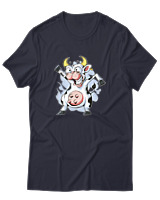 T-Shirt Αντρικό - Crazy Cow - Color Thumbnail Σκούρο Μπλε