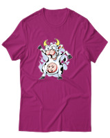 T-Shirt Αντρικό - Crazy Cow - Color Thumbnail Φουξια