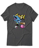 T-Shirt Αντρικό - Crazy - Color Thumbnail Ανθρακί