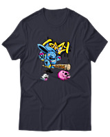 T-Shirt Αντρικό - Crazy - Color Thumbnail Σκούρο Μπλε