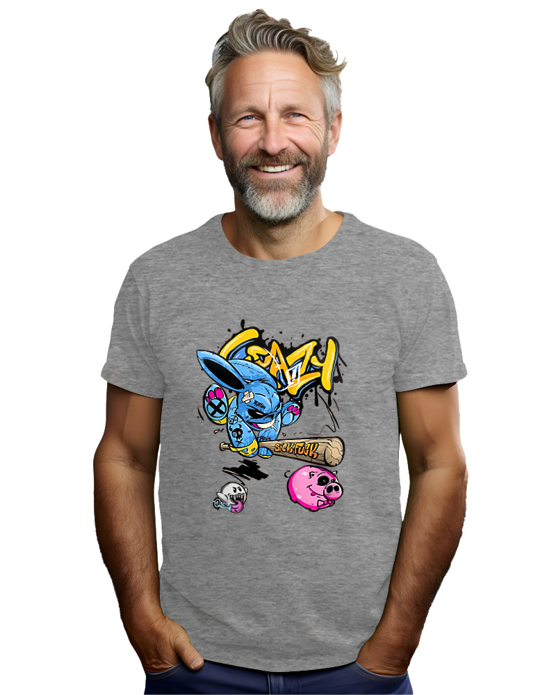 T-Shirt Αντρικό - Crazy - Image 2