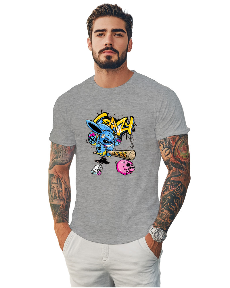 T-Shirt Αντρικό - Crazy - Image 1