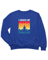Φούτερ χωρίς κουκούλα Παιδικό - Create My Own Calm - Color Thumbnail Μπλε Ρουά