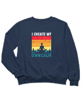 Φούτερ χωρίς κουκούλα Παιδικό - Create My Own Calm - Color Thumbnail Σκούρο Μπλε