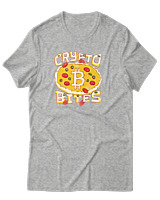 T-Shirt Αντρικό - Crypto Bites - Color Thumbnail Γκρι Μελανζέ